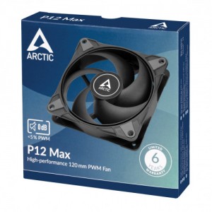 ARCTIC P12 Max PWM (Black)