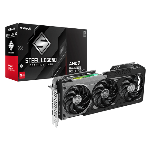 ASROCK RX 9070XT Steel Legend 16G - Dark