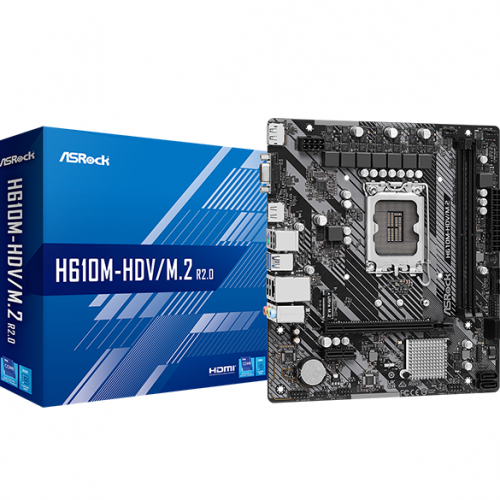 ASRock H610M-HDV/M.2 R2.0 ASRock H610M-HDV/M.2 R2.0