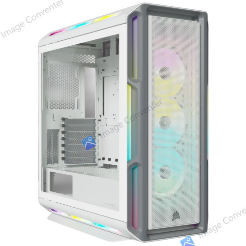 Corsair iCUE 5000T RGB Tempered Glass Mid Tower Smart Case White - CS-CC-9011231-WW