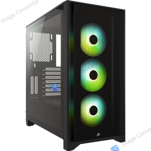 Corsair iCUE 4000X RGB Tempered Glass Mid-Tower Case Black - CS-CC-9011204-WW