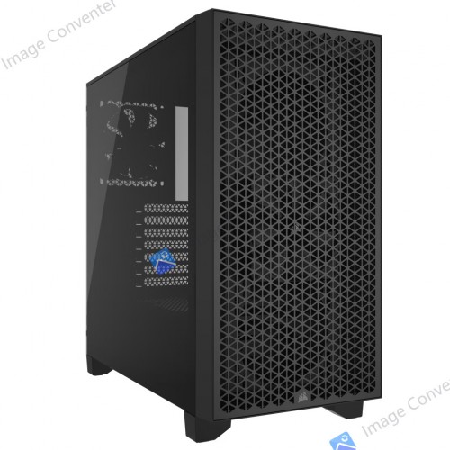 Corsair 3000D Airflow Mid-Tower PC Case - Black - 2x SP120 ELITE Fans - CS-CC-9011251-WW