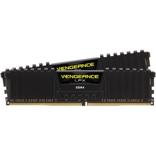 Corsair Vengeance LPX 64GB (2 x 32GB) DDR4 DRAM 3600MHz C18 Memory Kit - Black - CS-CMK64GX4M2D3600C18