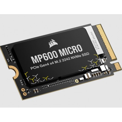 CORSAIR MP600 MICRO (Type 2242) Gen4x4 M.2 PCIe NVMe SSD - 1TB - CS-CSSD-F1000GBMP600MCR