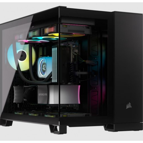 Corsair 2500X Micro ATX Dual Chamber PC Case - Black - CS-CC-9011265-WW