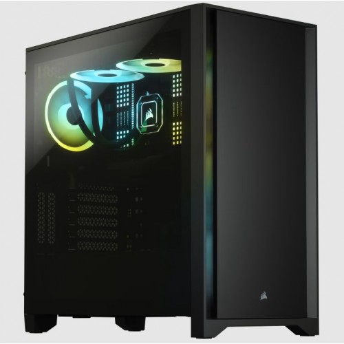 Corsair 4000D Tempered Glass Mid-Tower Case, Black - CS-CC-9011198-WW