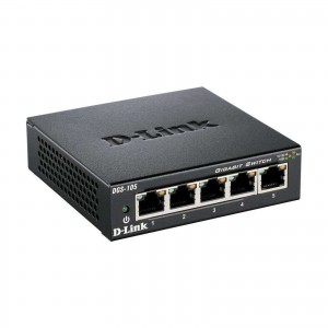 D-LINK 5-PORT GIG DESKTOP SWITCH - DGS-105