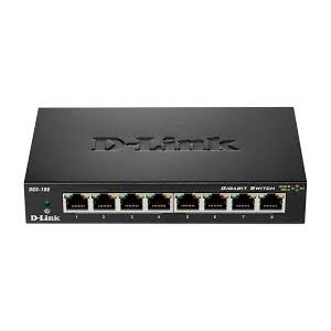 D-LINK 8-PORT GIG DESKTOP SWITCH - DGS-108