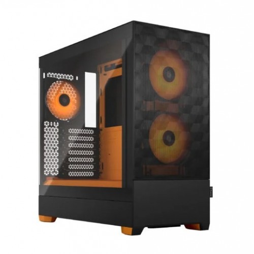 FRACTAL DESIGN  Pop Air RGB Orange Core TG Clear Tint - FD-C-POR1A-05