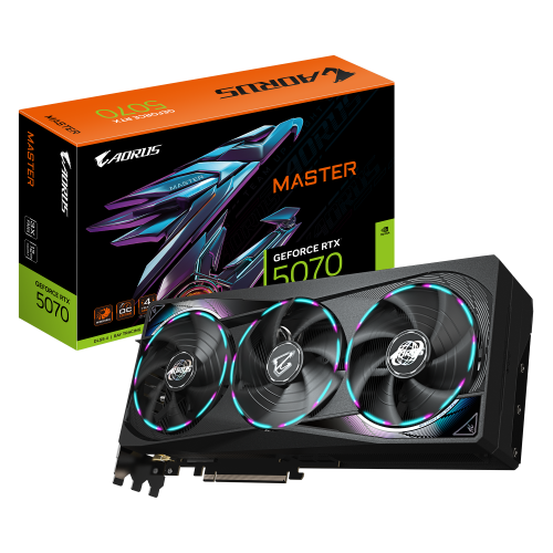 GIGABYTE AORUS GeForce RTX™ 5070 MASTER 12G