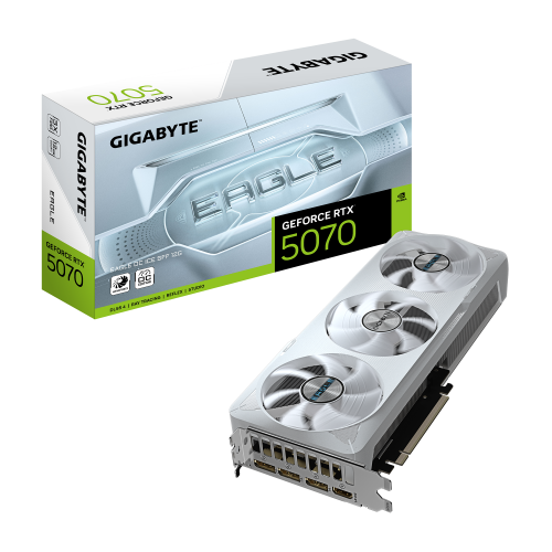 GIGABYTE GeForce RTX™ 5070 EAGLE OC ICE SFF 12G