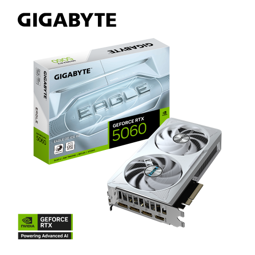GIGABYTE GeForce RTX 5060 EAGLE OC ICE 8G