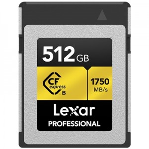 512GB - Lexar® Professional CFexpress™ Type B Card GOLD Series