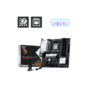 MSI PRO B850M A WIFI AM5 m-ATX MOTHERBOARD - D5