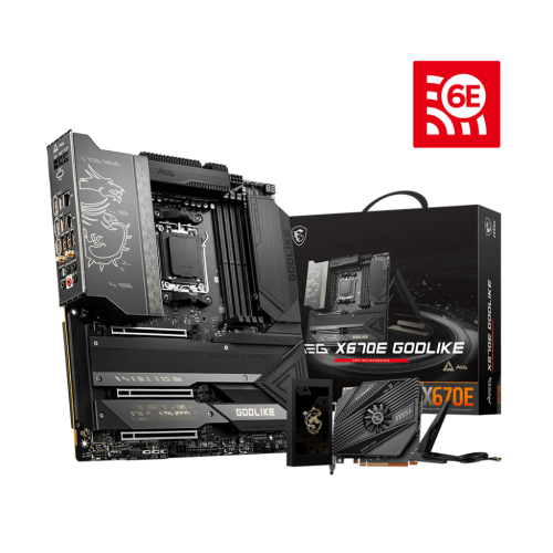 MSI MEG X670E GODLIKE AM5 E-ATX MOTHERBOARD - D5