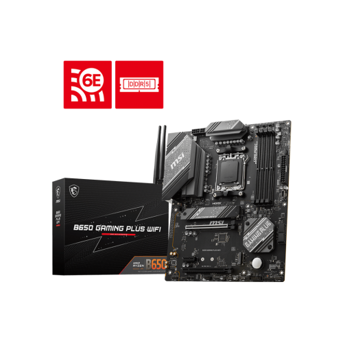 MSI B650 GAMING PLUS WIFI AM5 ATX MOTHERBOARD - D5
