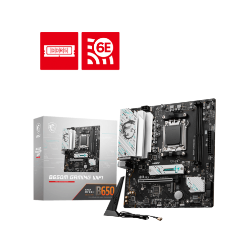 MSI B650M GAMING WIFI AM5 m-ATX MOTHERBOARD - D5