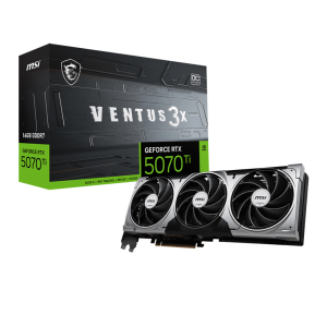 MSI RTX5070TI VENTUS 3X OC 16G D7 GAMING GRAPHICS CARD