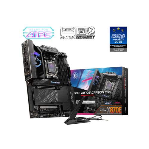MSI MPG X870E CARBON WIFI AM5 ATX MOTHERBOARD - D5