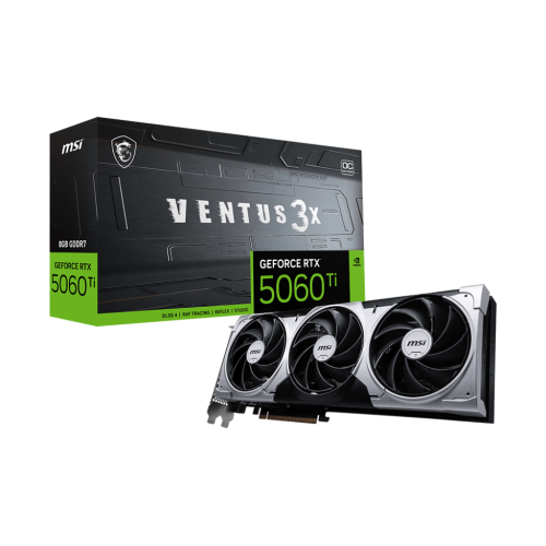 MSI RTX5060TI VENTUS 3X OC 8G D7 GAMING GRAPHICS CARD