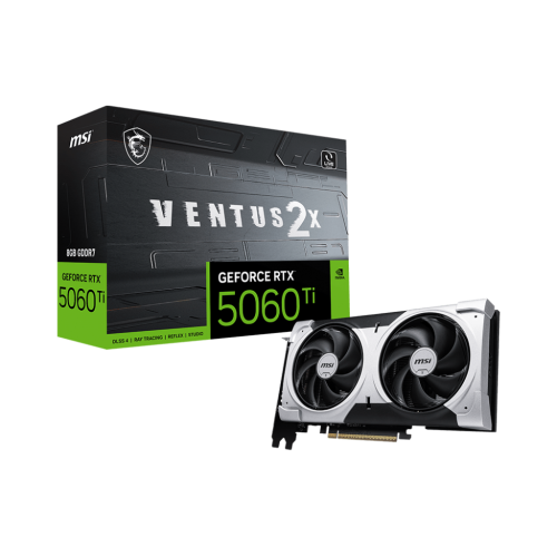 MSI RTX5060TI VENTUS 2X PLUS 8G D7 GAMING GRAPHICS CARD