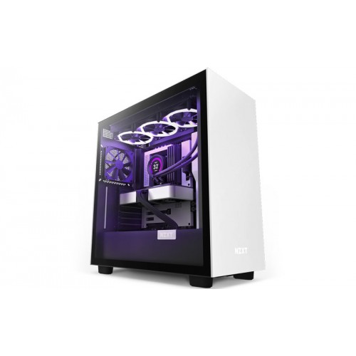 NZXT H7 - BLACK WHITE / WHITE