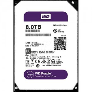 3.5” INTERNAL HDD  WD 8TB PURPLE 
