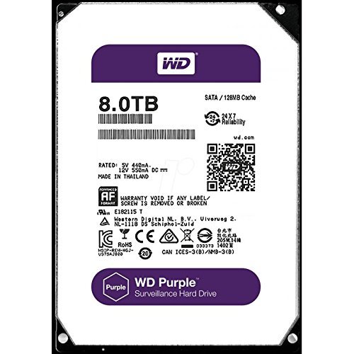 3.5” INTERNAL HDD WD 8TB PURPLE 3.5” INTERNAL HDD WD 8TB PURPLE