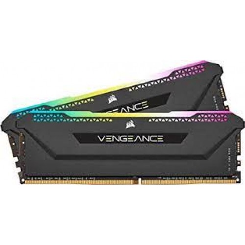 CORSAIR VENGEANCE RGB PRO SL 32GB (2x16GB) DDR4 3200Mhz C16  Memory - Black - CS-CMH32GX4M2E3200C16