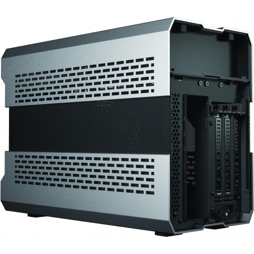 Phanteks Evolv Shift XT, Expandable ITX case, PCI-E 4.0x16, DRGB, Silver - PH-ES121XT_DGS01