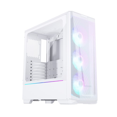 Phanteks Eclipse G360 Air Mid Tower Case, Tempered Glass, DRGB, Matte White - PH-EC360ATG_DMW02