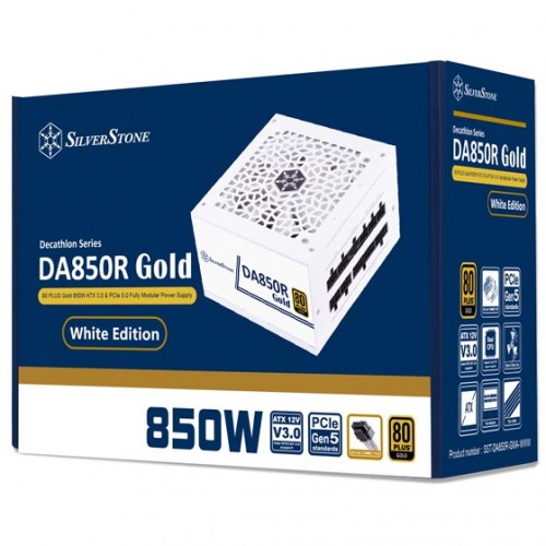 SILVERSTONE DA850R-850W ATX3.0 WHITE 80+ GOLD PSU