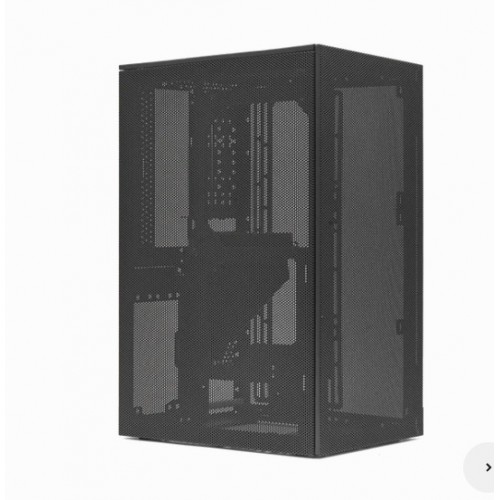 Meshroom S Mini ITX Case - Fossil Grey - PCIE 4.0 - SSU-MESH-S-GY-PCI4