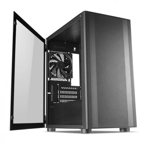 Tecware Flatline TG Black MATX