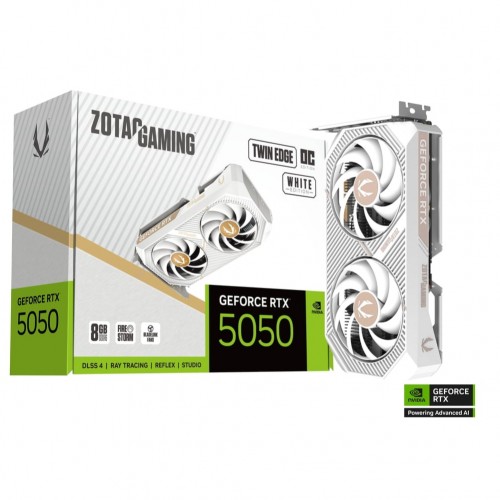 ZOTAC GAMING RTX 5050 TWIN EDGE OC 8GB - WHITE