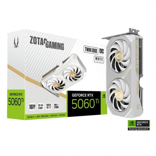 ZOTAC GAMING RTX 5060 Ti TWIN EDGE OC 16GB - WHITE