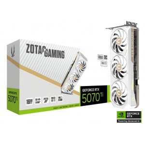 ZOTAC GAMING RTX 5070 Ti SOLID CORE OC 16GB - WHITE