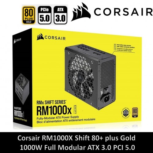 Corsair RMx Shift Series - RM1000X 80+ Gold / Cybernetics Gold Power Supply - CS-CP-9020253-UK