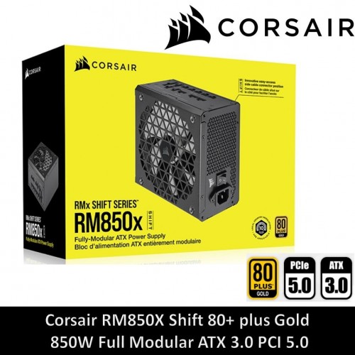 Corsair RM850x SHIFT 80 PLUS Gold Modular Power Supply